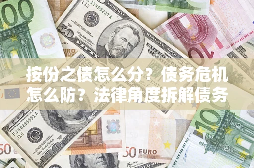 济南按份之债怎么分？债务危机怎么防？法律角度拆解债务分配与风险自保指南