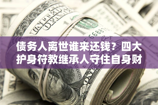 济南债务人离世谁来还钱？四大护身符教继承人守住自身财产