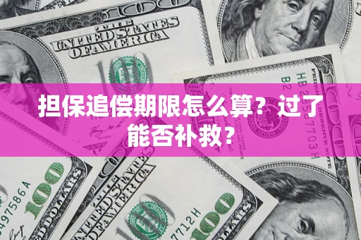 济南担保追偿期限怎么算？过了能否补救？